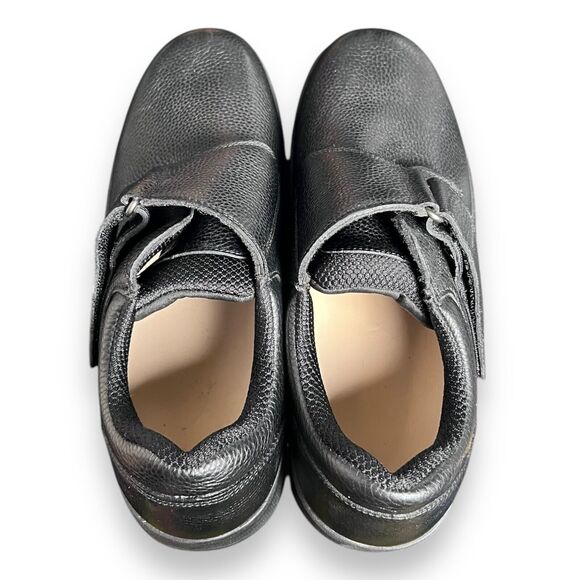 Orthofeet 510 Black Leather Orthopedic Pain Relief Shoes Men’s Size 10 Medium - Picture 4 of 10